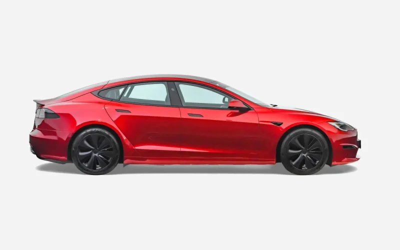 Tesla Model S, widok z boku